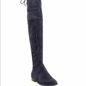 Marc Fisher Navy Over The Knee Boots